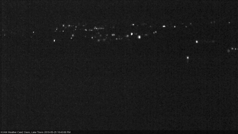 Lake Travis webcam, May 25, 2019 9:45 PM CT