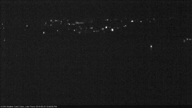 Lake Travis webcam, May 25, 2019 9:50 PM CT