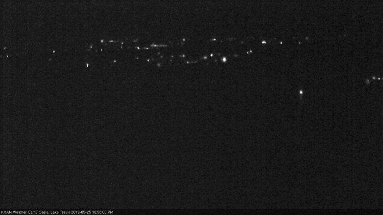 Lake Travis webcam, May 25, 2019 9:55 PM CT