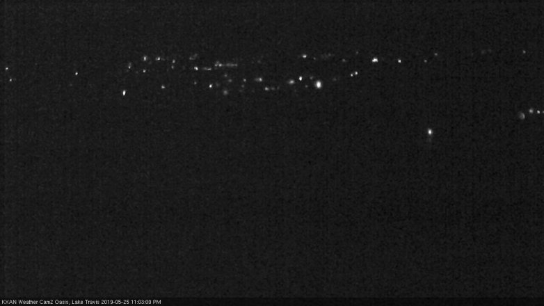 Lake Travis webcam, May 25, 2019 10:05 PM CT