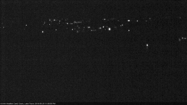 Lake Travis webcam, May 25, 2019 10:10 PM CT