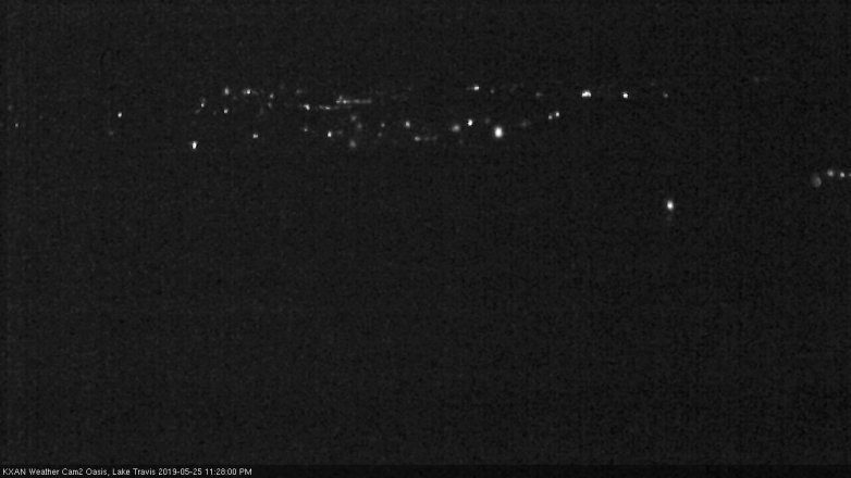Lake Travis webcam, May 25, 2019 10:30 PM CT