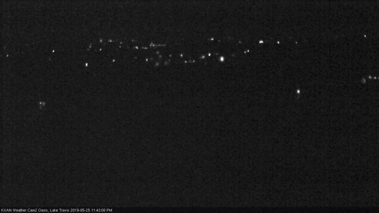 Lake Travis webcam, May 25, 2019 10:45 PM CT