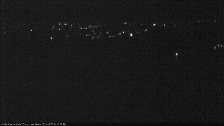 Lake Travis webcam, May 25, 2019 10:50 PM CT