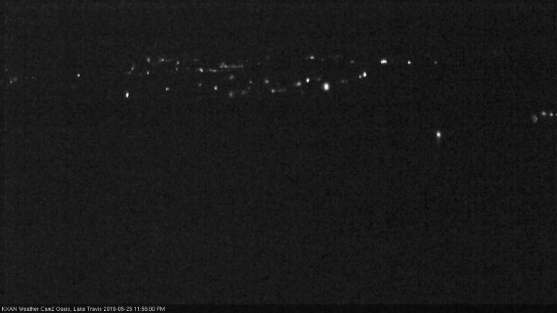 Lake Travis webcam, May 25, 2019 11:00 PM CT
