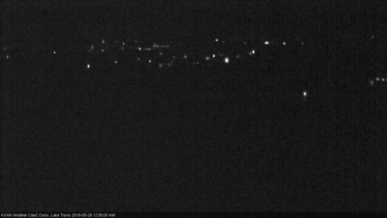 Lake Travis webcam, May 25, 2019 11:10 PM CT