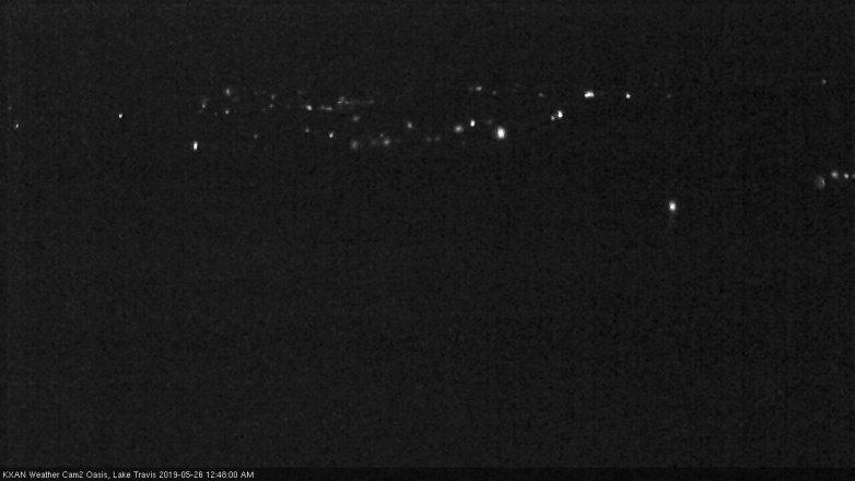 Lake Travis webcam, May 25, 2019 11:50 PM CT