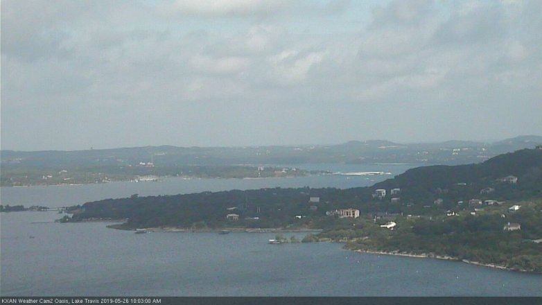 Lake Travis webcam, May 26, 2019 9:05 AM CT