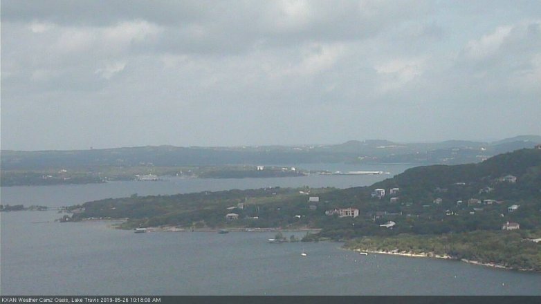 Lake Travis webcam, May 26, 2019 9:20 AM CT