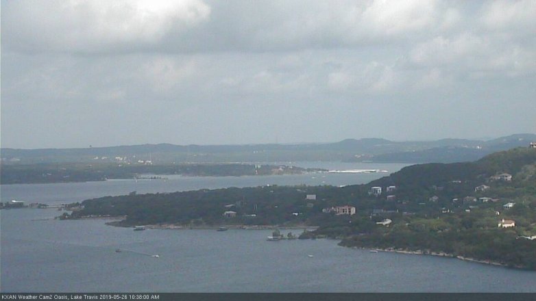 Lake Travis webcam, May 26, 2019 9:40 AM CT