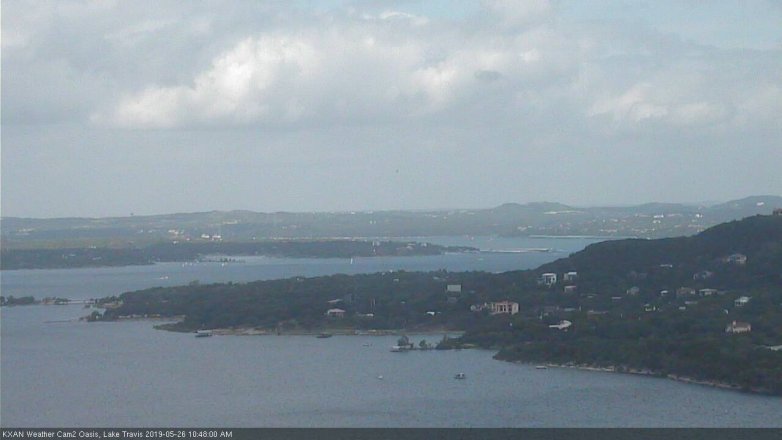 Lake Travis webcam, May 26, 2019 9:50 AM CT
