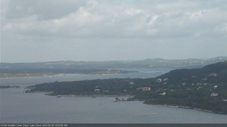 Lake Travis webcam, May 26, 2019 9:55 AM CT