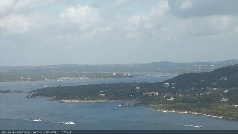 Lake Travis webcam, May 26, 2019 10:15 AM CT