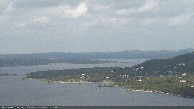 Lake Travis webcam, May 26, 2019 10:25 AM CT