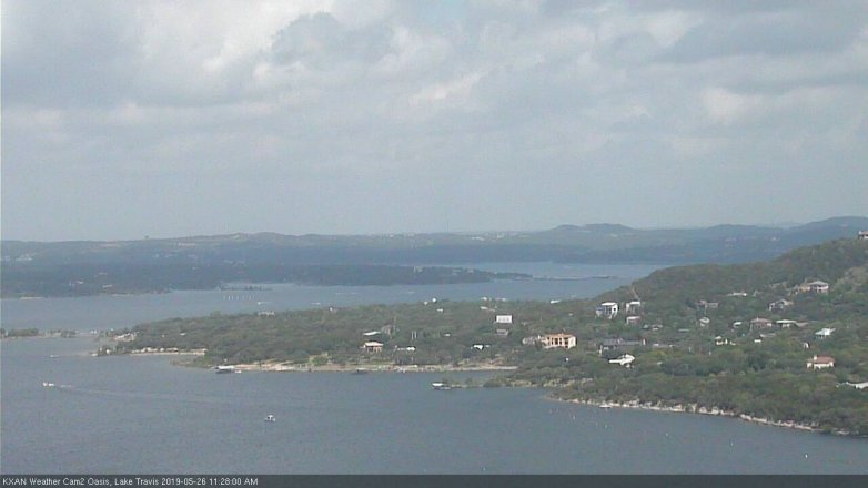 Lake Travis webcam, May 26, 2019 10:30 AM CT