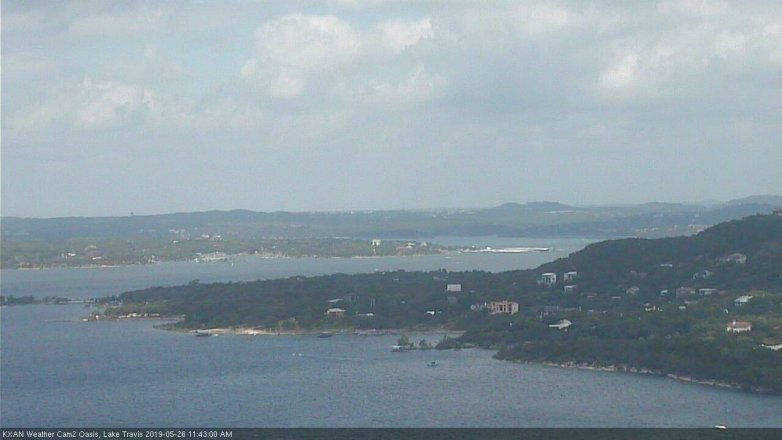 Lake Travis webcam, May 26, 2019 10:45 AM CT