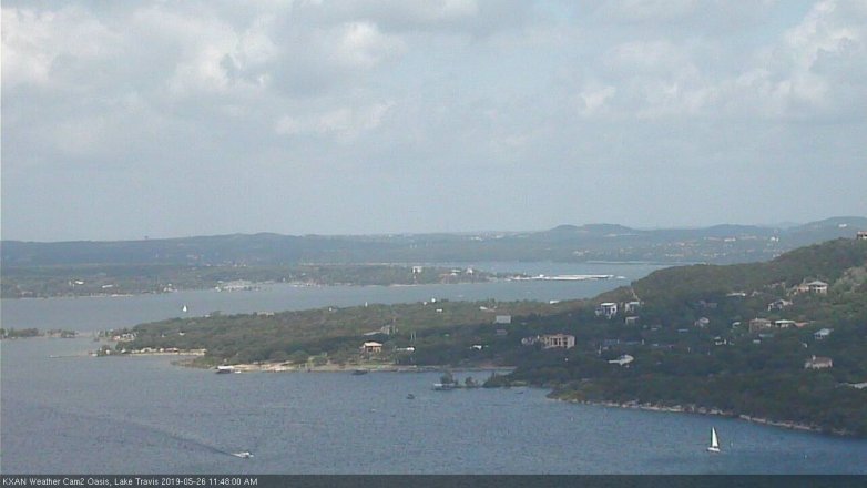 Lake Travis webcam, May 26, 2019 10:50 AM CT