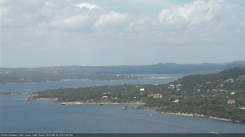 Lake Travis webcam, May 26, 2019 11:25 AM CT