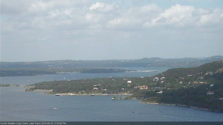 Lake Travis webcam, May 26, 2019 11:30 AM CT