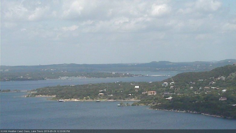Lake Travis webcam, May 26, 2019 11:35 AM CT