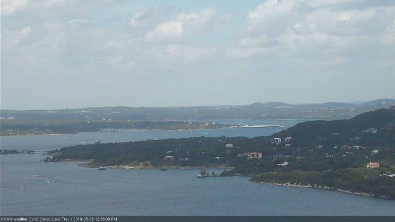 Lake Travis webcam, May 26, 2019 11:40 AM CT