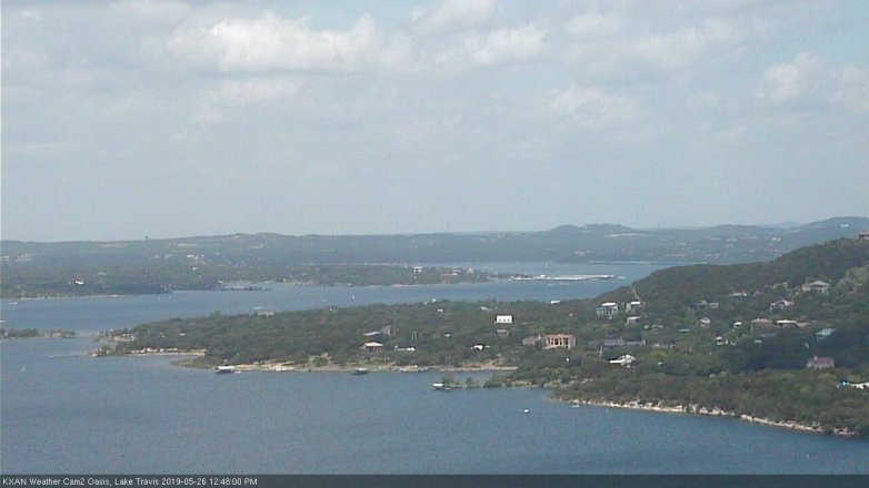 Lake Travis webcam, May 26, 2019 11:50 AM CT