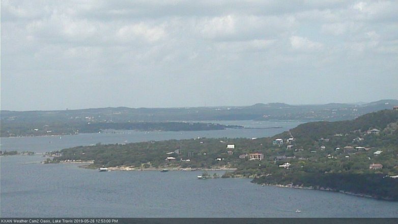 Lake Travis webcam, May 26, 2019 11:55 AM CT