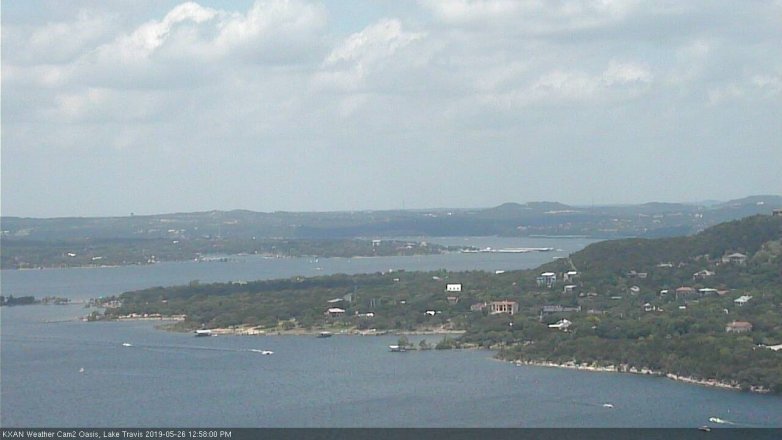 Lake Travis webcam, May 26, 2019 12:00 PM CT