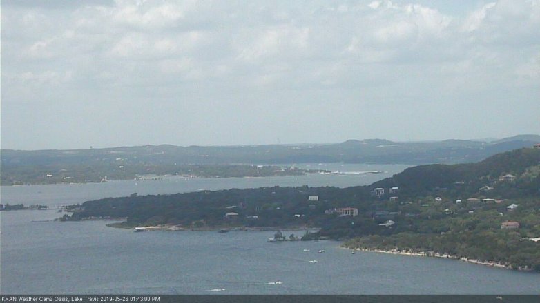 Lake Travis webcam, May 26, 2019 12:45 PM CT