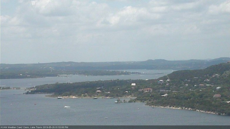 Lake Travis webcam, May 26, 2019 12:55 PM CT