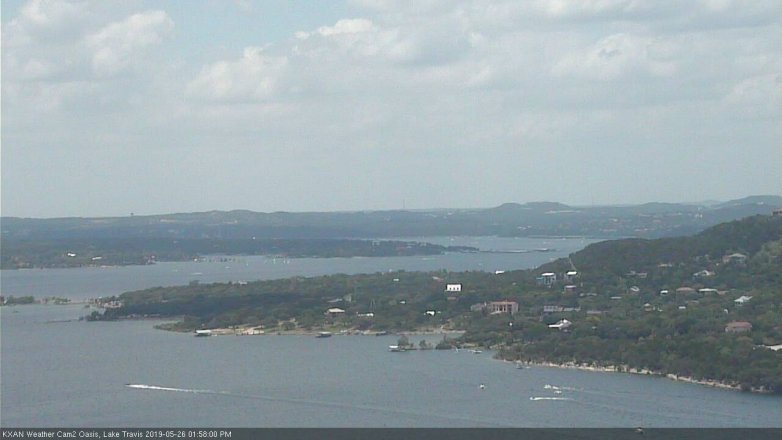 Lake Travis webcam, May 26, 2019 1:00 PM CT