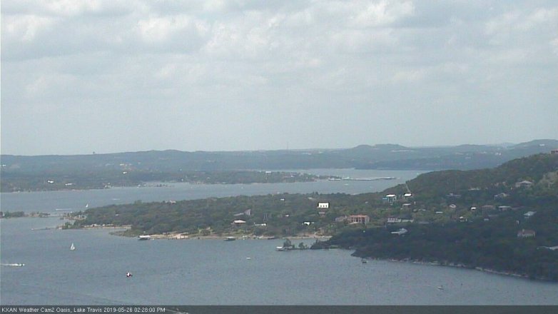 Lake Travis webcam, May 26, 2019 1:30 PM CT