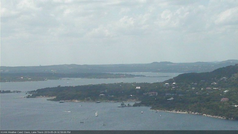 Lake Travis webcam, May 26, 2019 2:00 PM CT