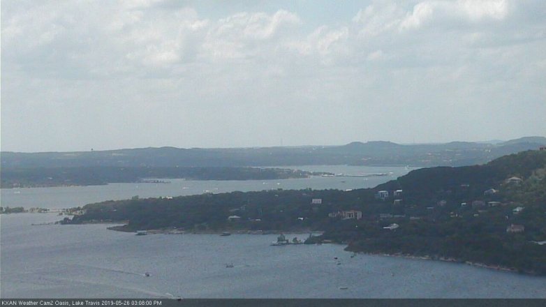 Lake Travis webcam, May 26, 2019 2:10 PM CT
