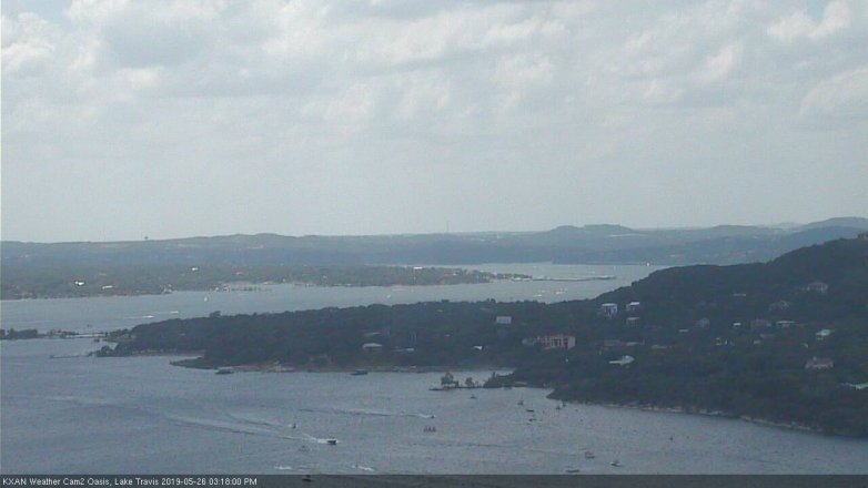 Lake Travis webcam, May 26, 2019 2:20 PM CT