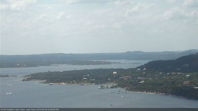 Lake Travis webcam, May 26, 2019 2:40 PM CT