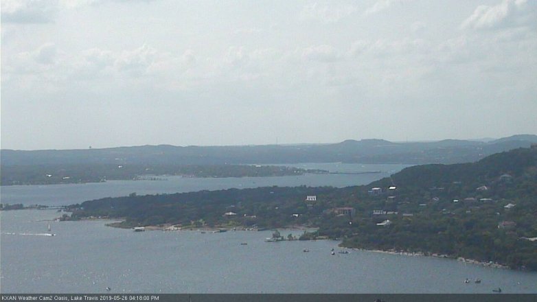 Lake Travis webcam, May 26, 2019 3:20 PM CT