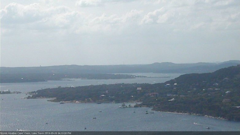 Lake Travis webcam, May 26, 2019 3:35 PM CT