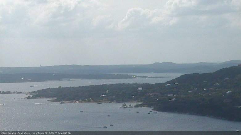 Lake Travis webcam, May 26, 2019 3:45 PM CT