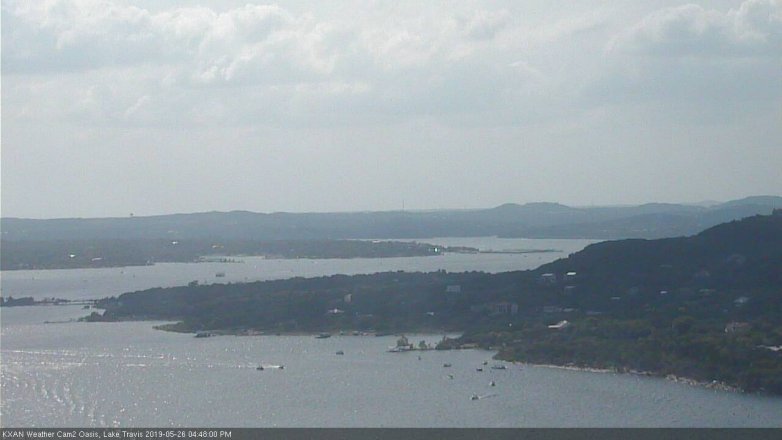 Lake Travis webcam, May 26, 2019 3:50 PM CT
