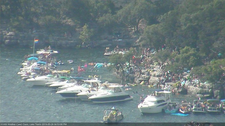 Lake Travis webcam, May 26, 2019 3:55 PM CT
