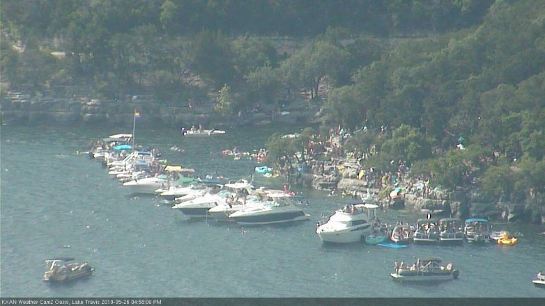 Lake Travis webcam, May 26, 2019 4:00 PM CT