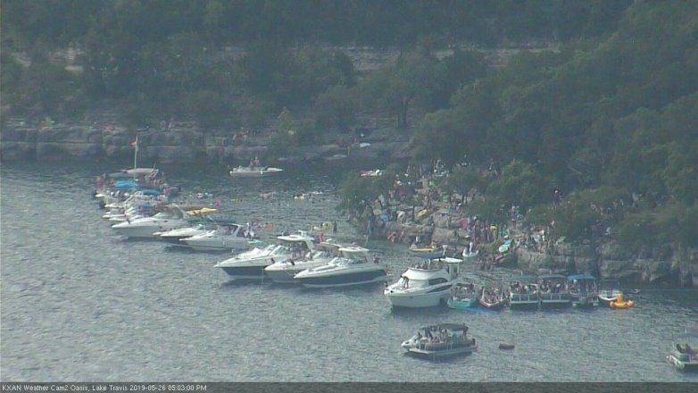 Lake Travis webcam, May 26, 2019 4:05 PM CT