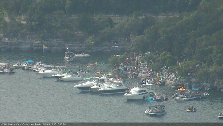 Lake Travis webcam, May 26, 2019 4:15 PM CT