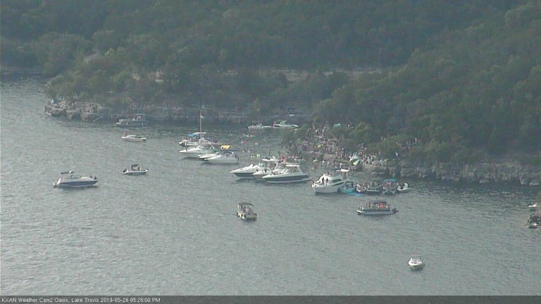 Lake Travis webcam, May 26, 2019 4:30 PM CT