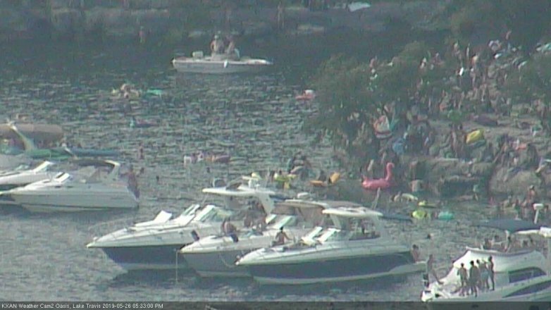 Lake Travis webcam, May 26, 2019 4:35 PM CT