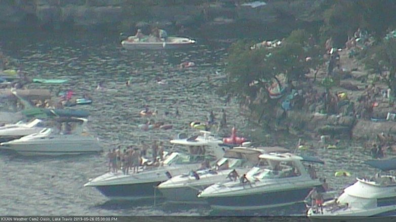 Lake Travis webcam, May 26, 2019 4:40 PM CT