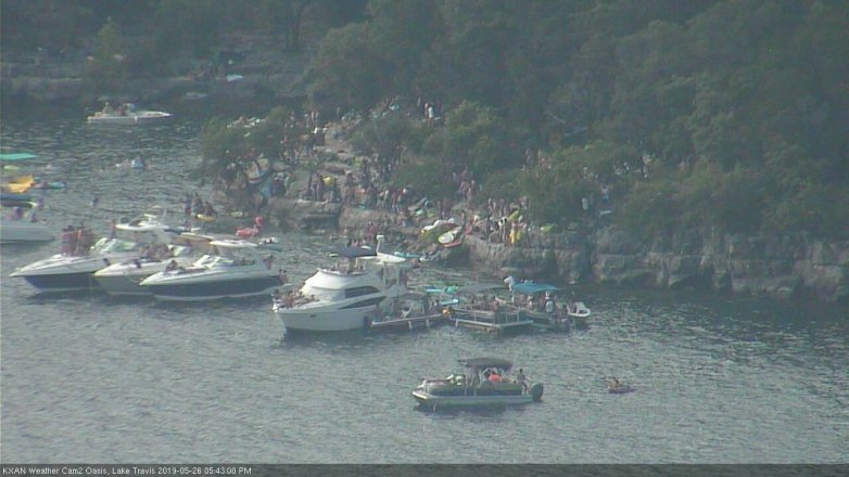 Lake Travis webcam, May 26, 2019 4:45 PM CT