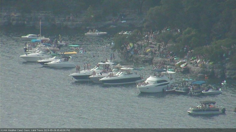 Lake Travis webcam, May 26, 2019 4:50 PM CT