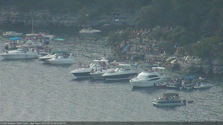 Lake Travis webcam, May 26, 2019 4:55 PM CT